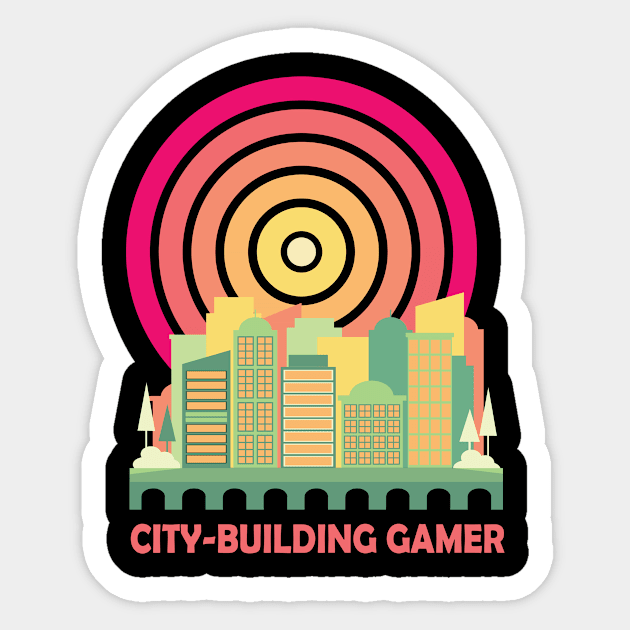 City-Building Gamer Sticker by Neptunaxy